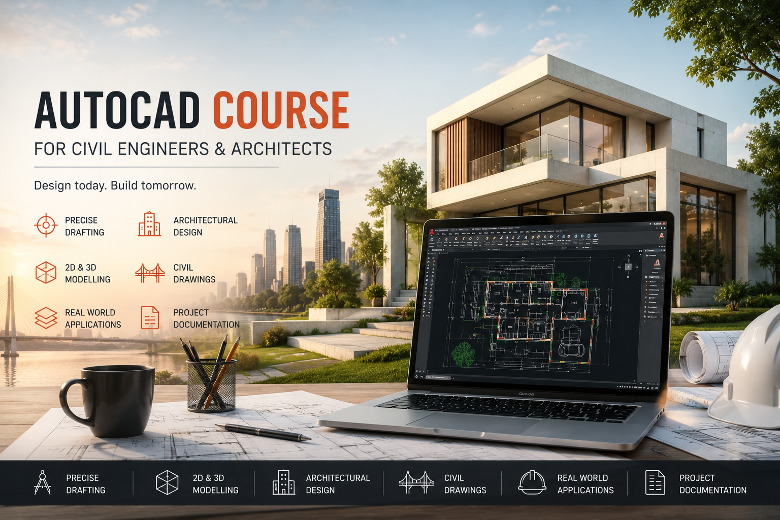 AutoCAD Course for Civil Engineers and Architects