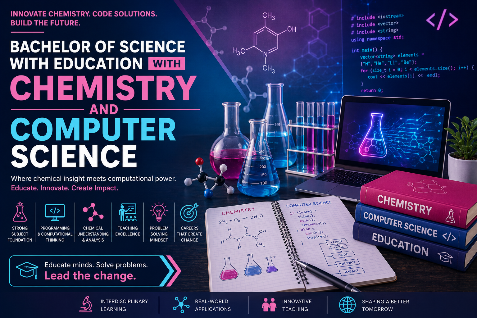 Bachelor of Science with Education With Chemistry and Computer Science